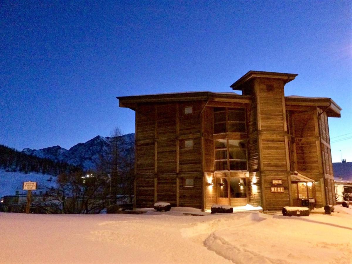 Chalet Weal Aparthotel Sestriere Exterior foto